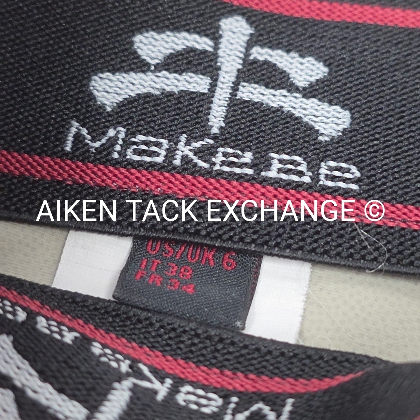 MakeBe Jessica Silicone Grip Knee Patch Breeches, Women's 6 (runs small)