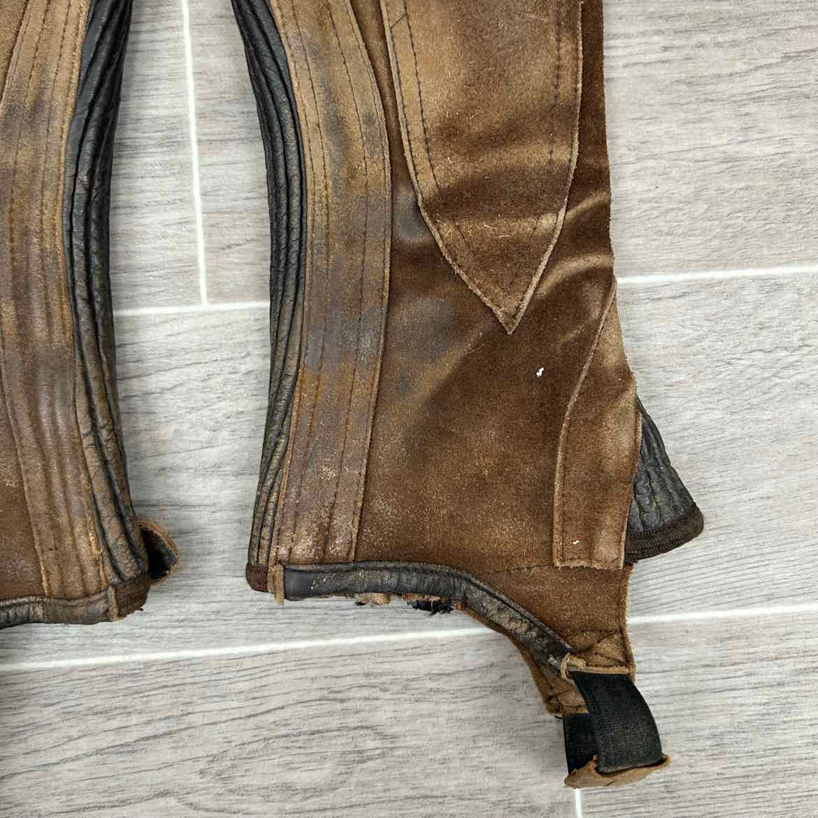 Ovation Suede Half Chaps, Size Child's Tall