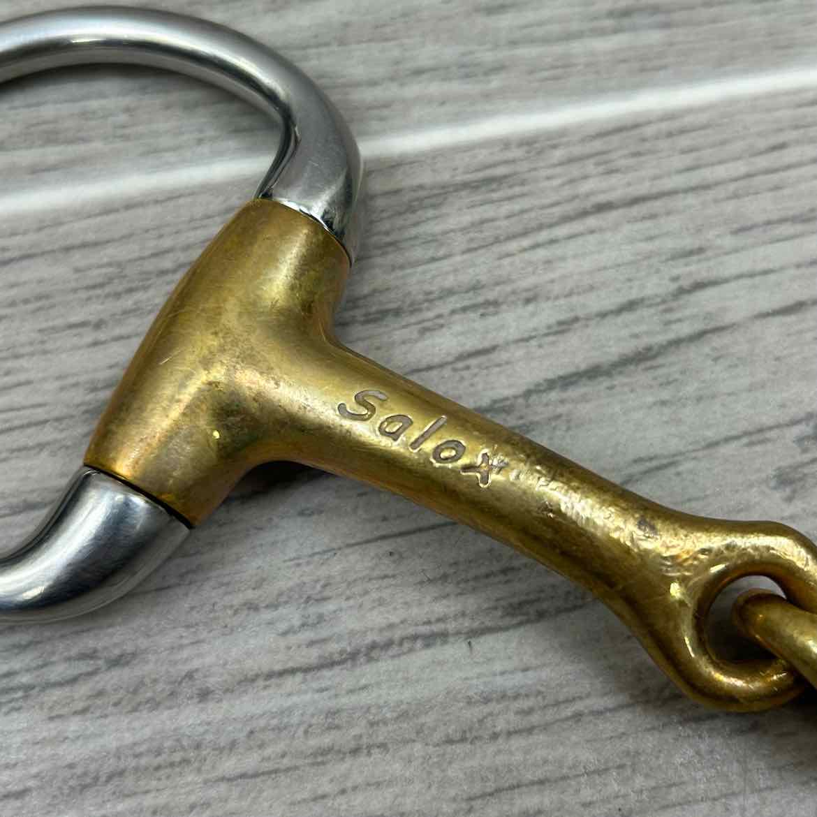 Neue Schule Trans Angled Lozenge Eggbutt Bradoon Bit 4.75"