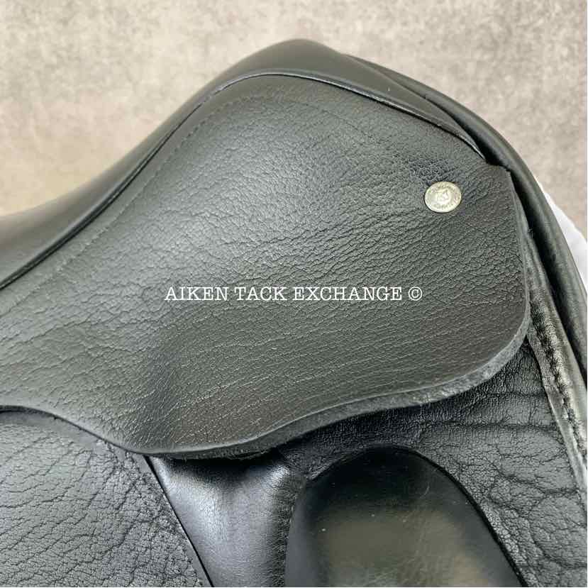 2017 Custom Saddlery Laguna XR Monoflap Dressage Saddle, 18" Seat, Adjustable Tree, Wool Flocked Panels