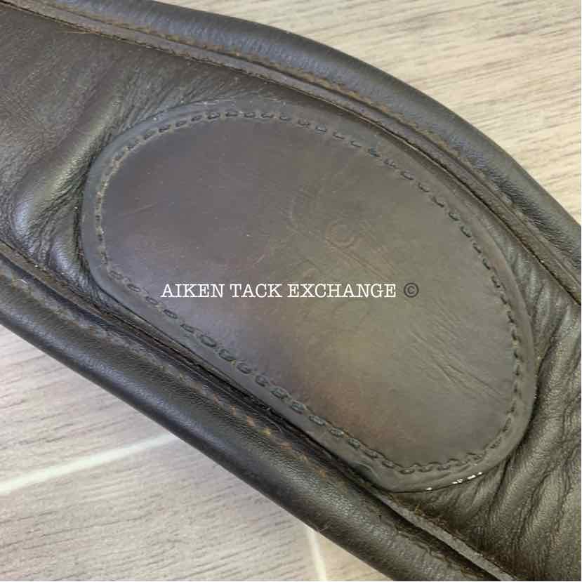 Albion AP / Jump Shaped Padded Leather Girth, Brown, 56"