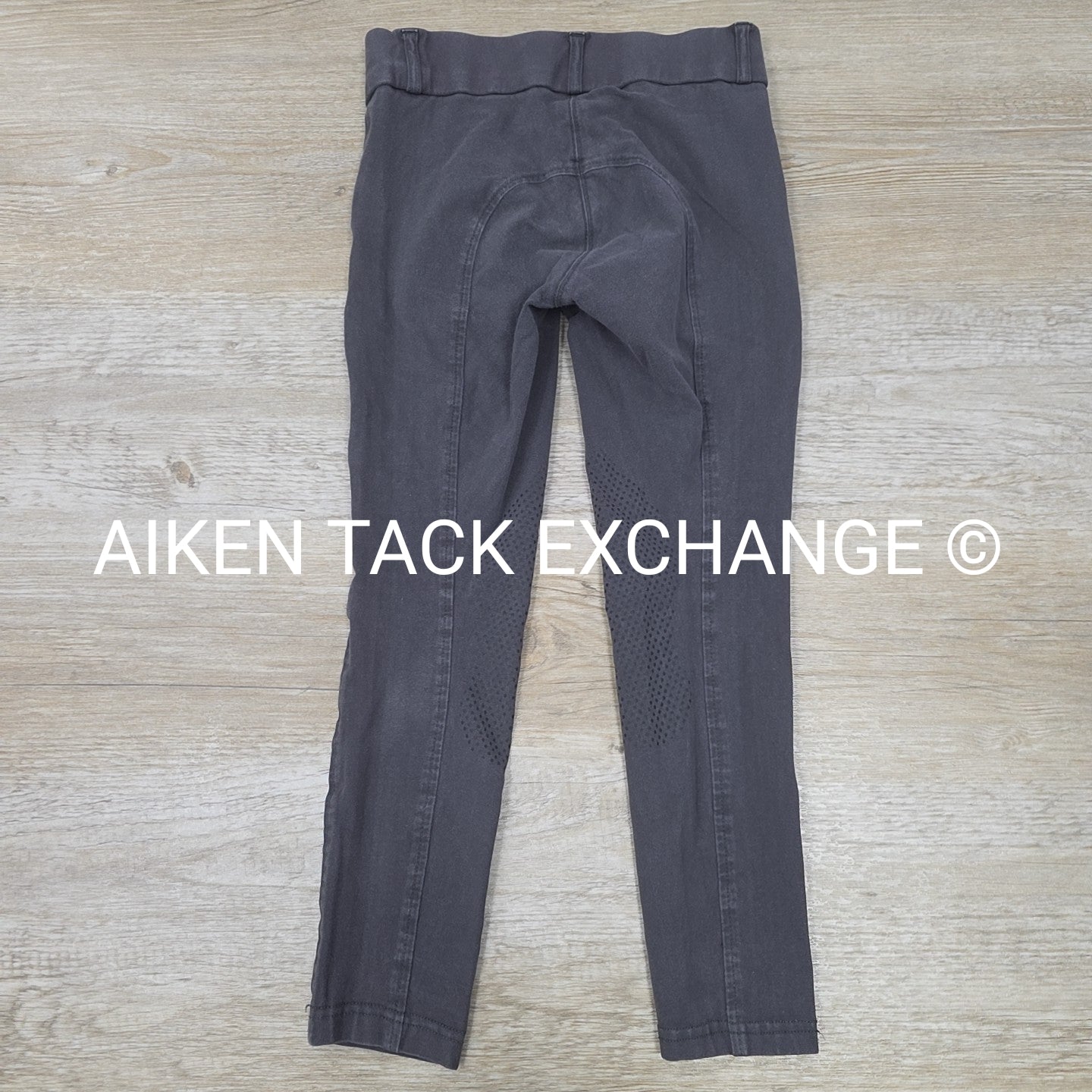 Dover Saddlery Riding Sport Silicone Grip Knee Patch Tights, Size 10