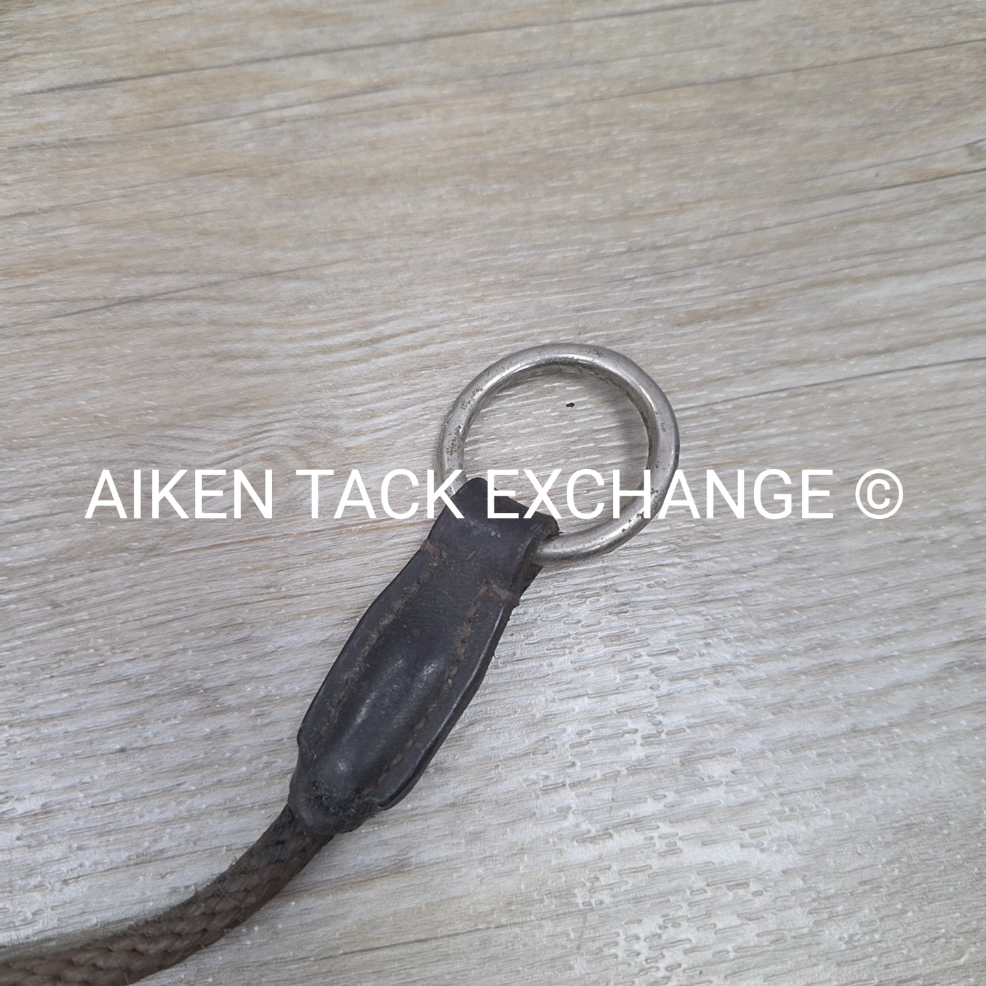 Single Joint Eggbutt Gag Bit with Rope Cheek Pieces 5.25"