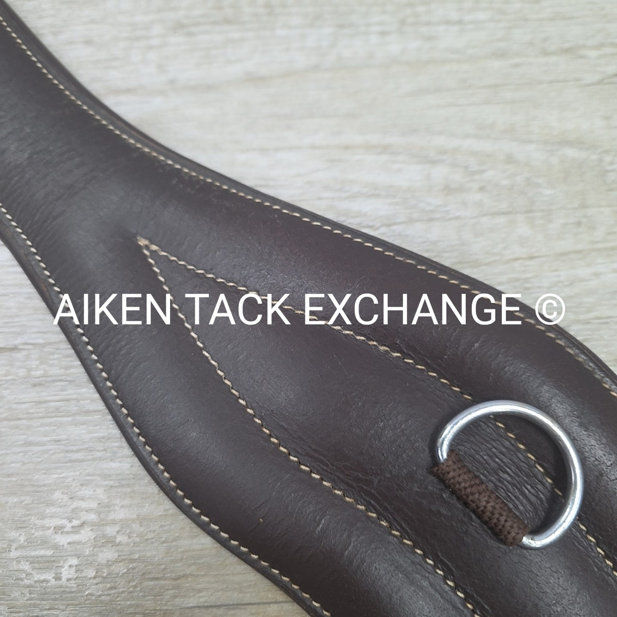 Contour Double End Elastic Girth, Brown, 52"