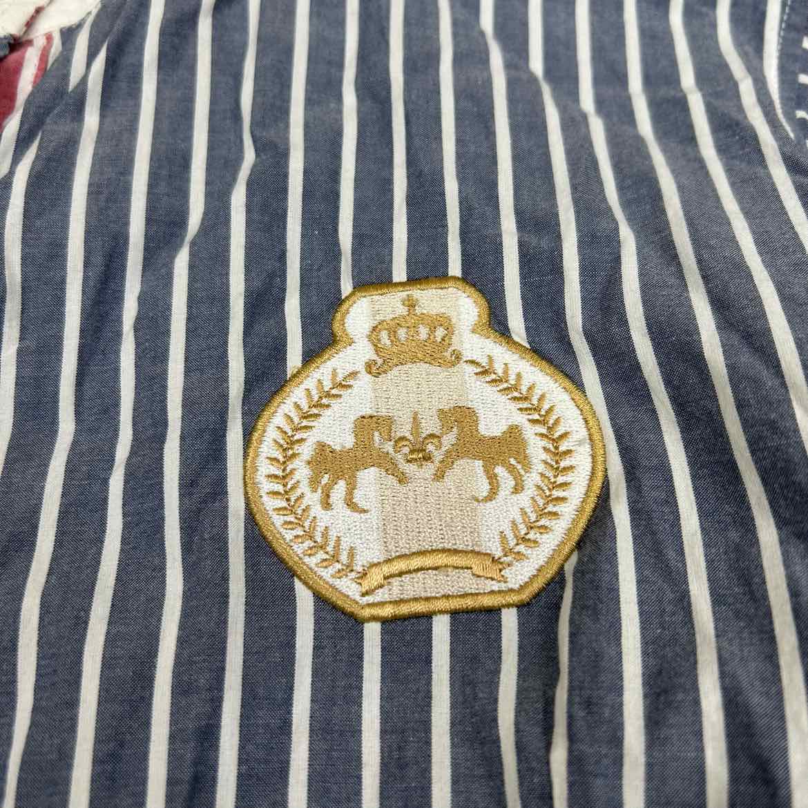 Equine Couture Ascot Long Sleeve Show Shirt, Size Medium