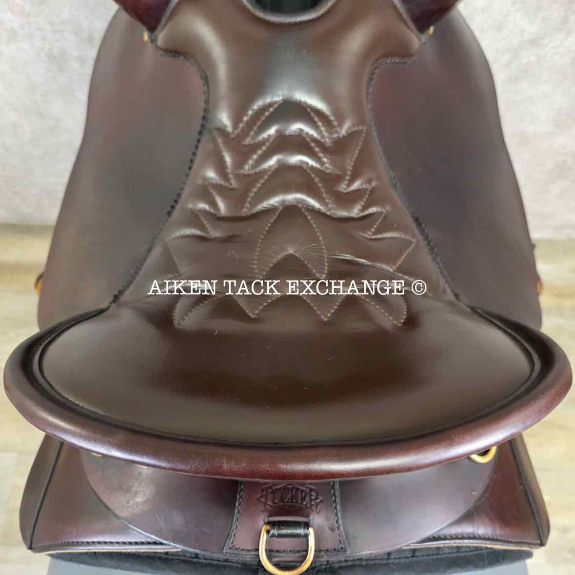 2008 Tucker 260 High Plains Western Saddle, 16.5" Seat, Medium Tree - Semi QH Bars