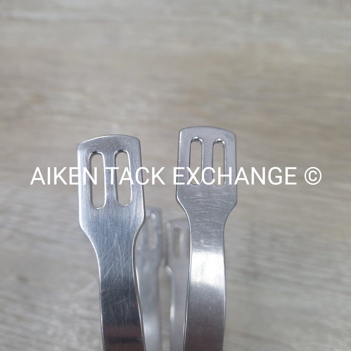 Herm Sprenger Stainless Steel Rowel Spurs with Braided Nylon Spur Straps, 40mm