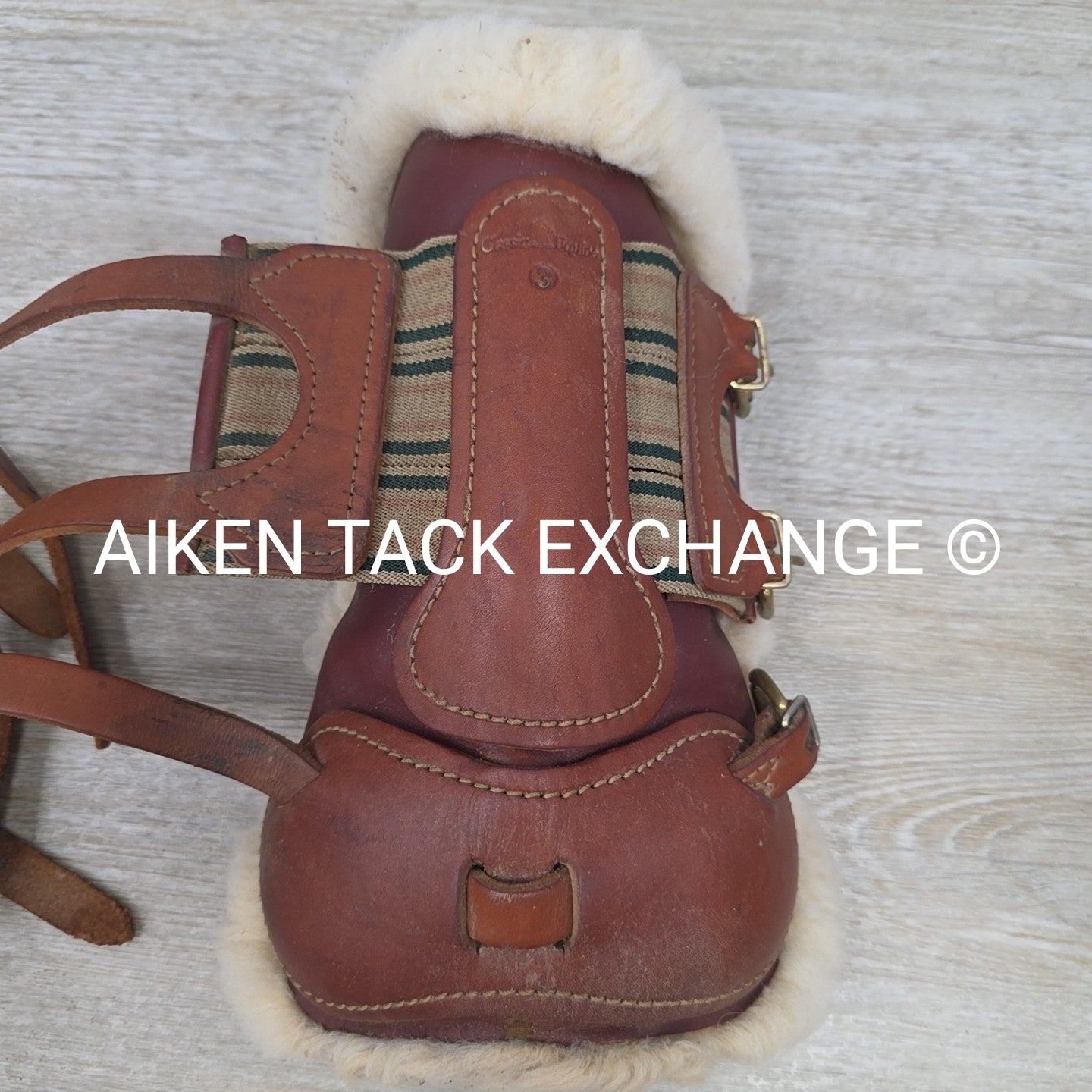 Classic Equine Fleece Lined Open Front Boot Set, Front & Back, Buckle Closure, S