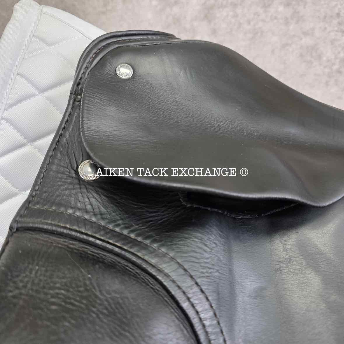 2006 Passier Optimum Dressage Saddle, 17.5" Seat, Medium Tree, Wool Flocked Panels