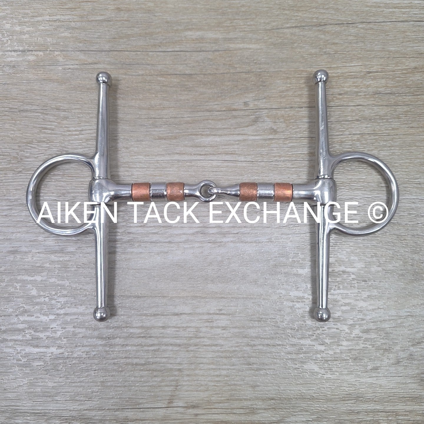 Carlyle Single Joint Copper Roller Full Cheek Bit 5"