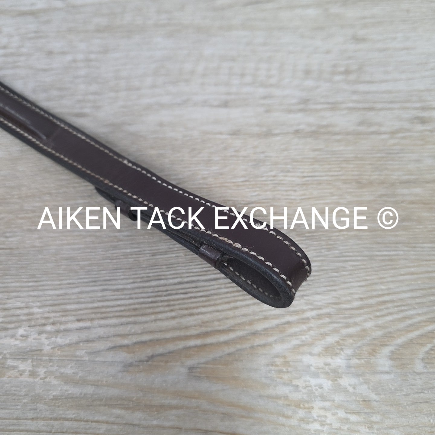 KL Select Black Oak Fancy Stitched Square Raised Laced Reins, Brown, 55"