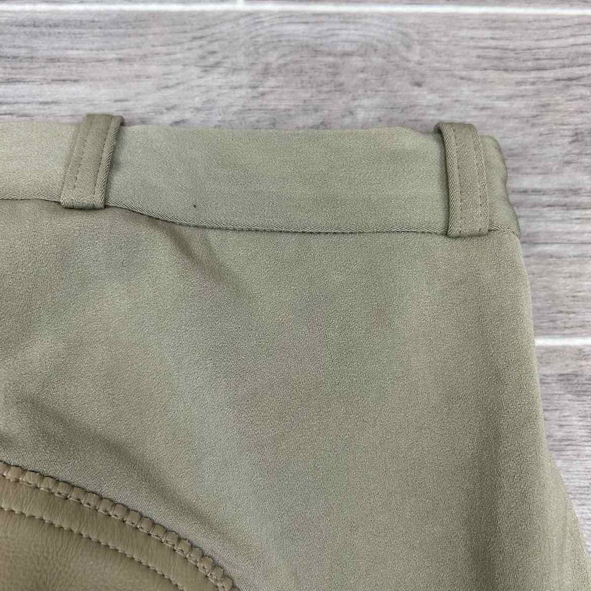 Ovation Celebrity Slim Deerskin Full Seat Breeches, Size 28 R