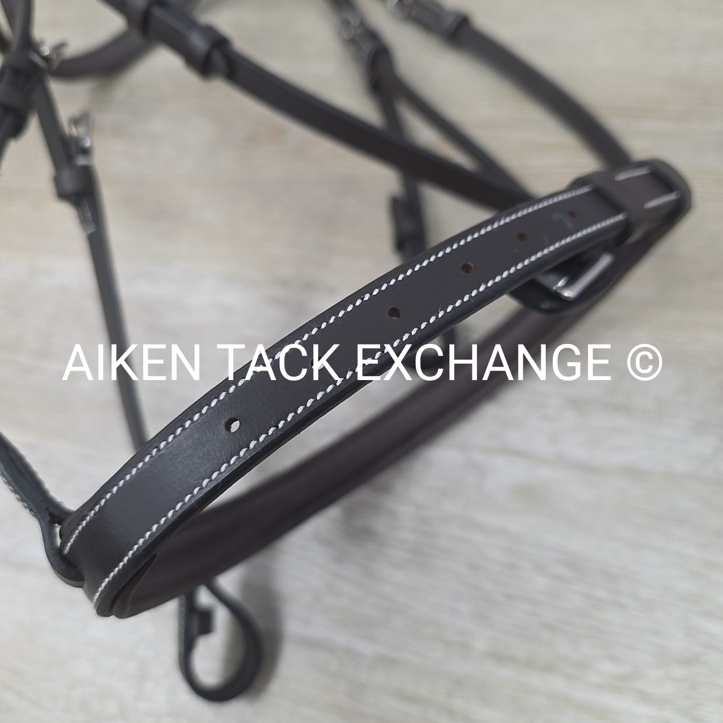 HDR Pro Mono Crown Padded Bridle with Reins, Havana, Size Cob