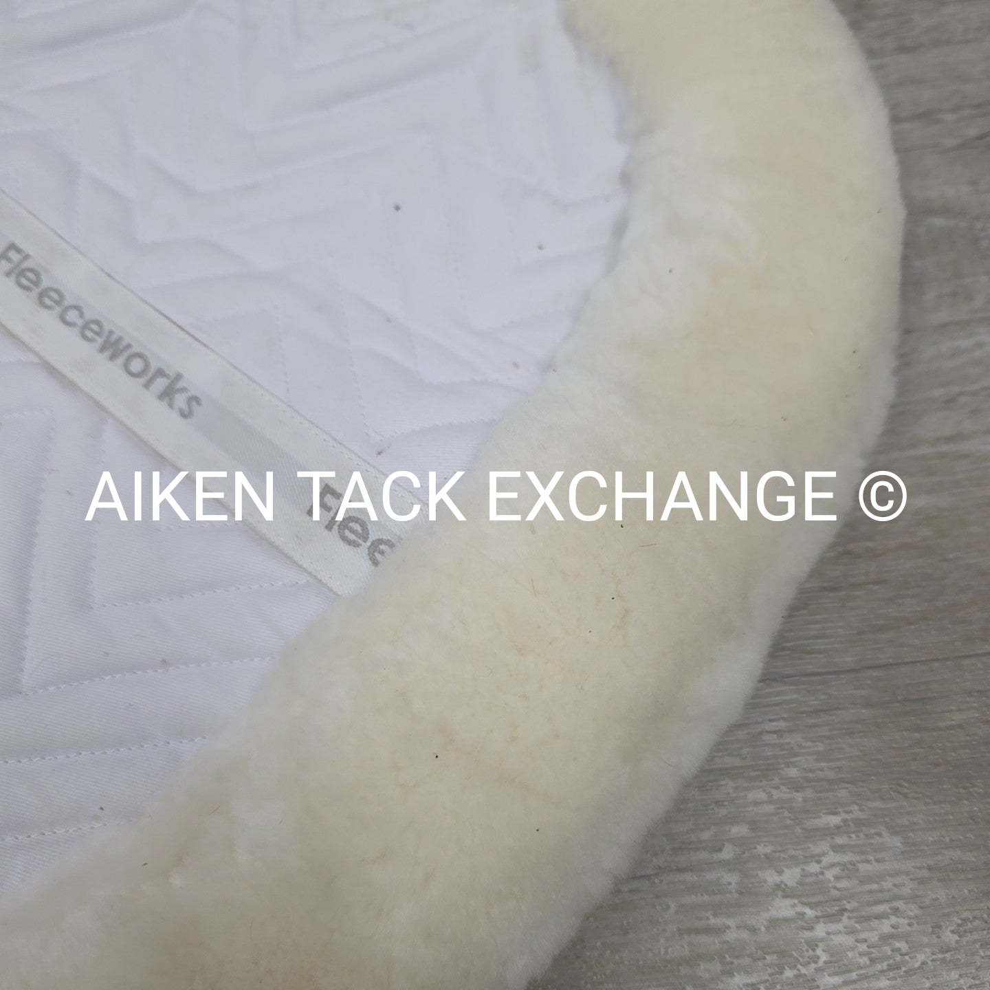 Fleeceworks Perfect Balance Rolled Edge Sheepskin Half Pad with Front Shims, Siz