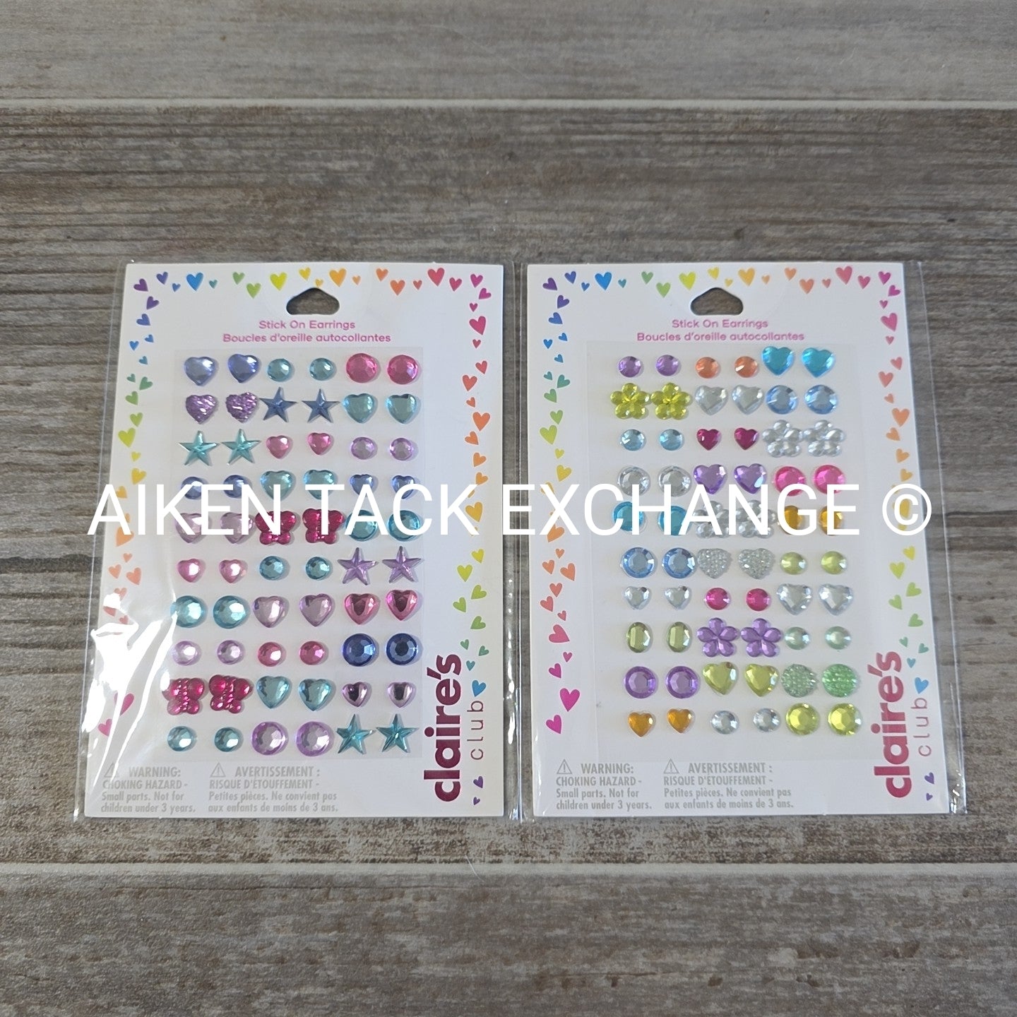 Claire's Stick On Earrings - 2 Packs