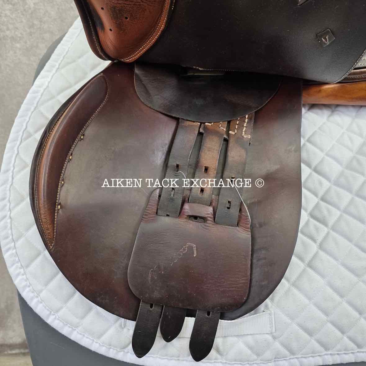 Pessoa Close Contact Jump Saddle, 17.5" Seat, Medium Tree, Foam Panels