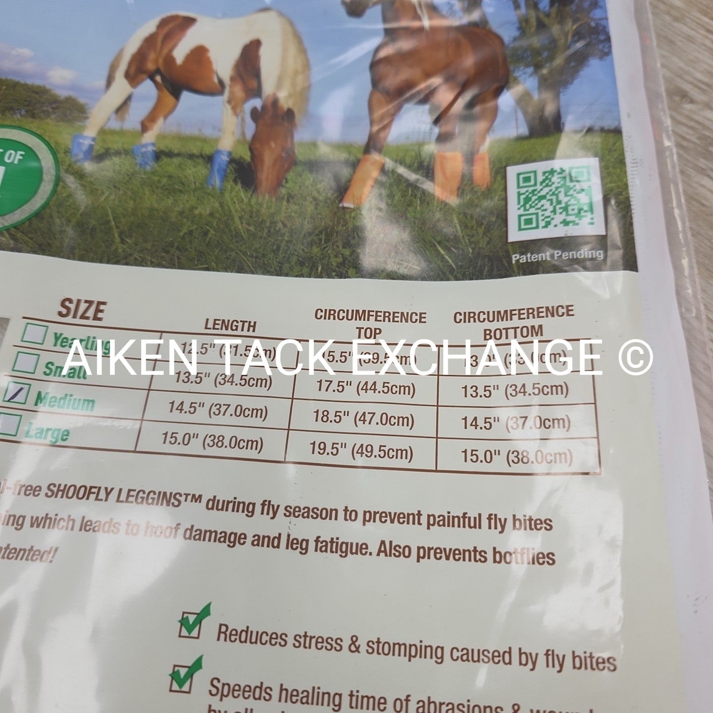 Shoofly Leggings Fly Boots, Set of 4, Size Medium