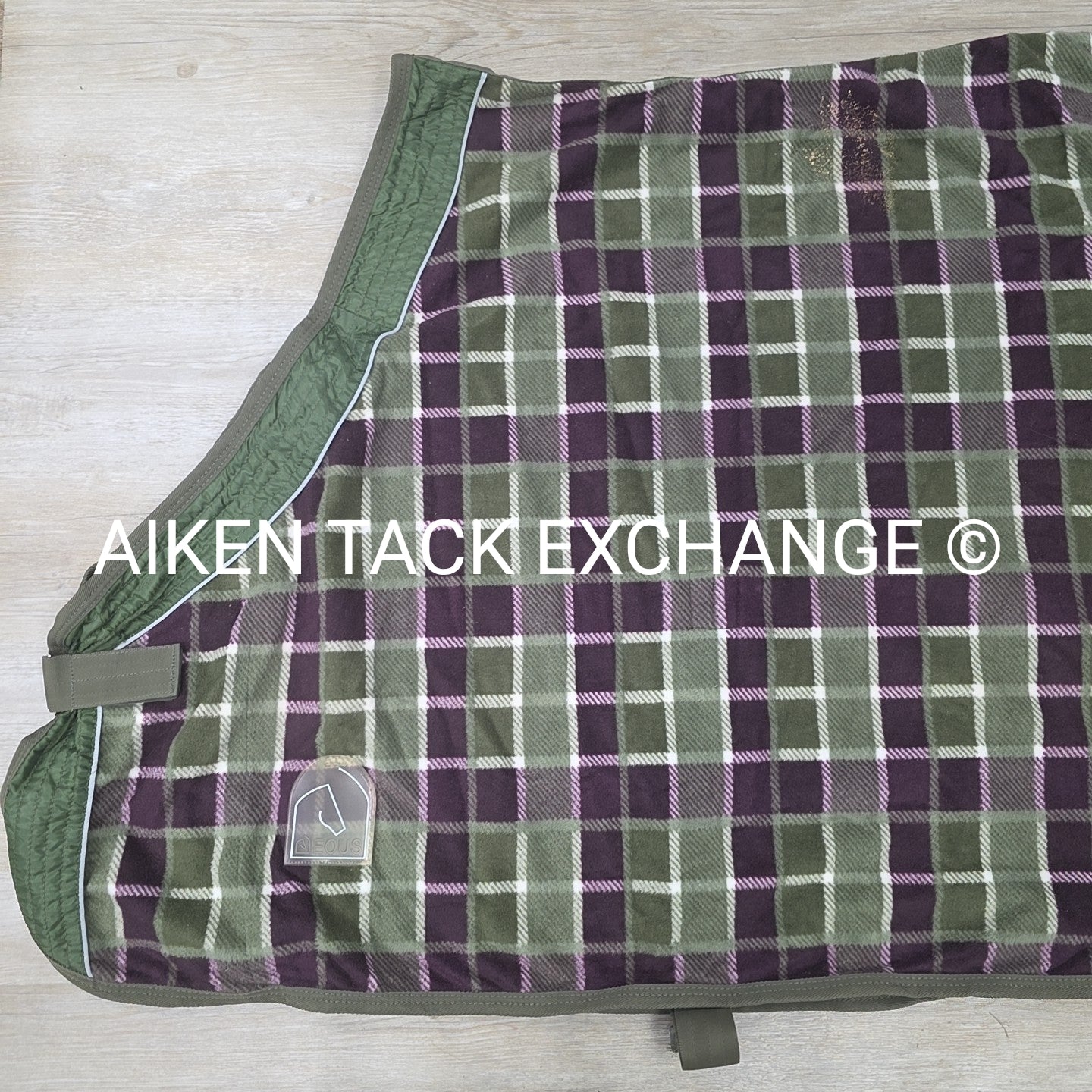 EOUS Plaid Fleece Cooler, 81"