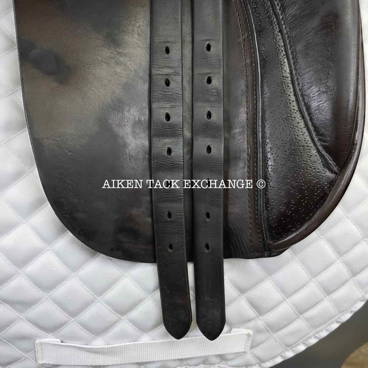 **SOLD** Centaur by Michael Stokes Dressage Saddle, 17.5" Seat, M/MW Tree, Wool Flocked Panels