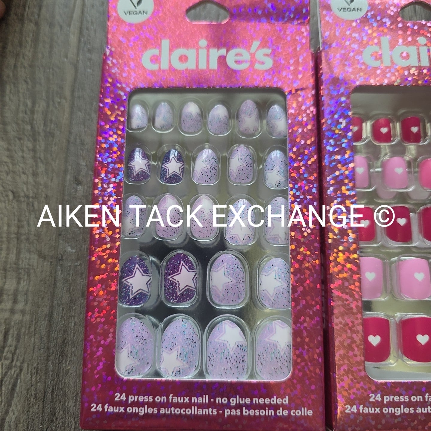 Claire's Press-On Nails (2 Sets) - 24 Count Each (48 Total)