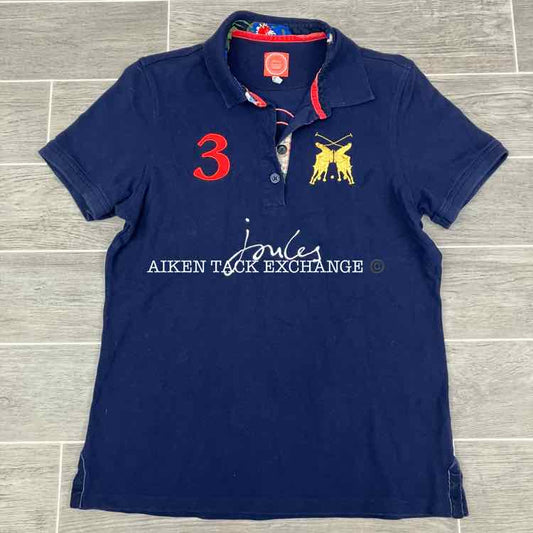 Joules Short Sleeve Polo Shirt, Women's 10