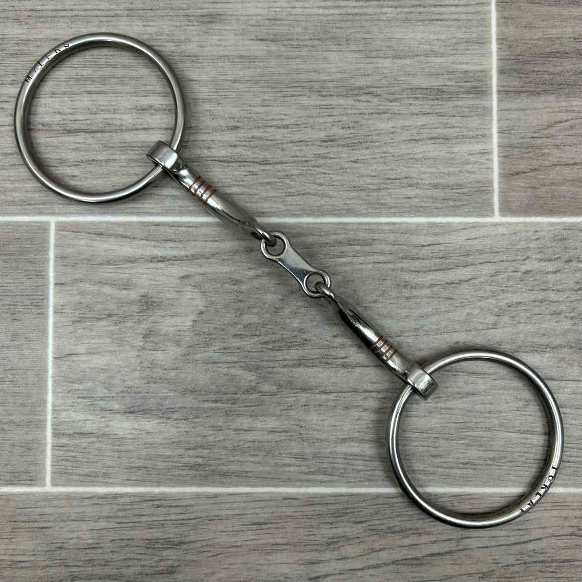 Myler Loose Ring SS French Link Bit MB 10 5.25"