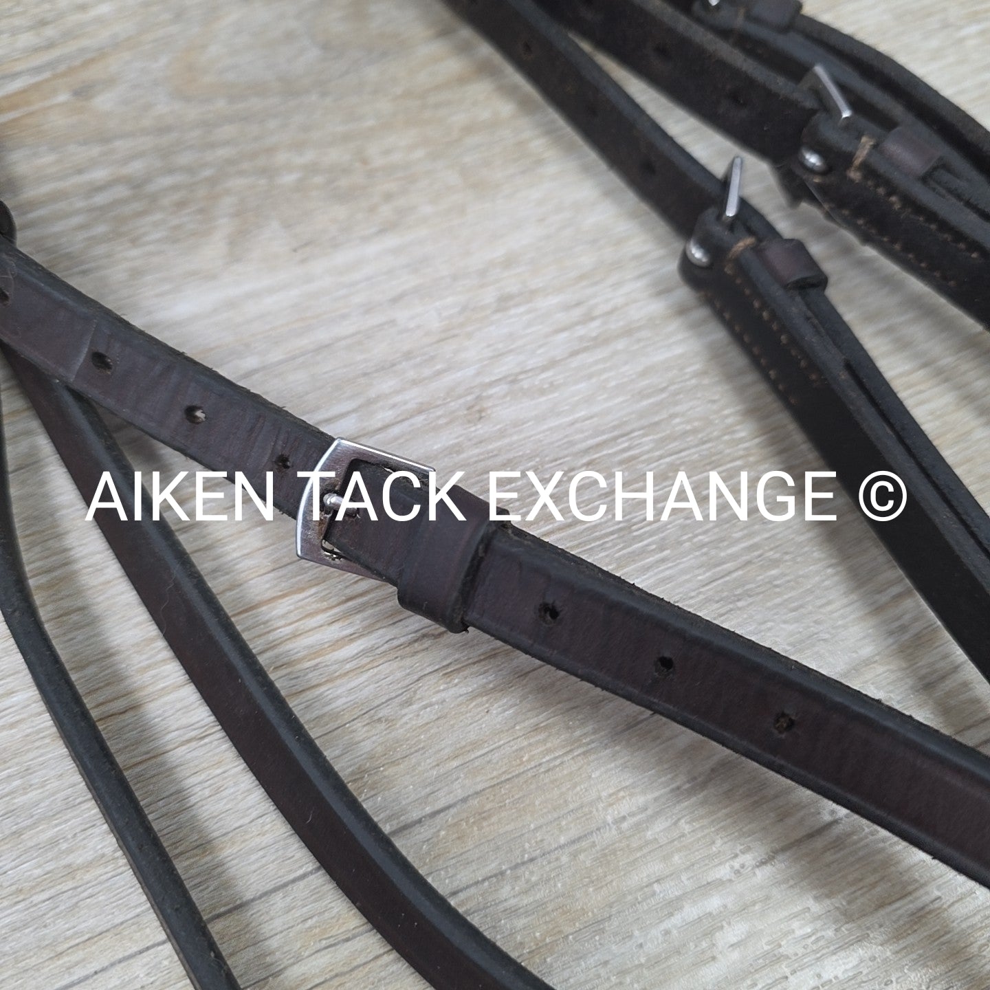 BARGAIN BUNDLE: Dover Saddlery Fancy Stitched Bridle with 2 Pairs Laced Reins &