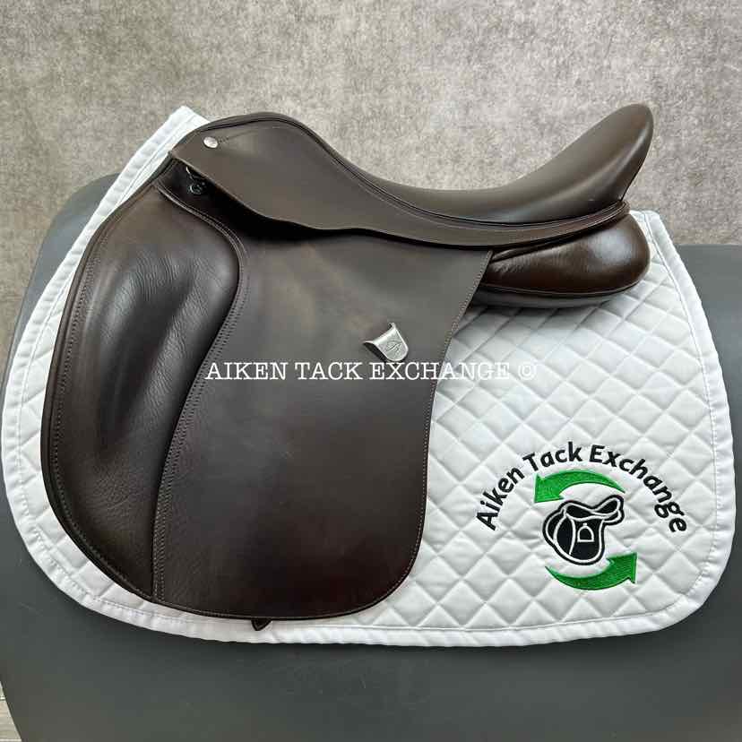 **SOLD** 2020 Bates VSD All Purpose Saddle with HART, 17.5" Seat, Adjustable Tree - Changeable Gullet, CAIR Panels