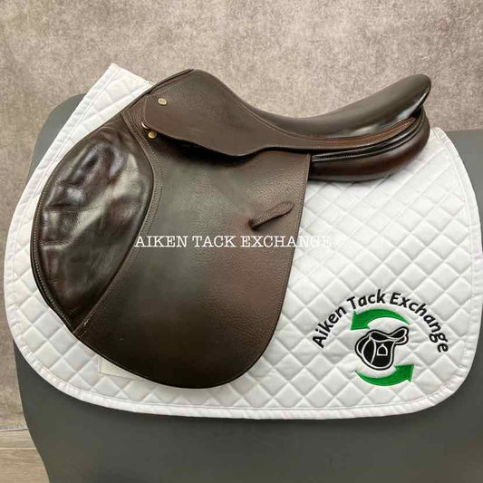Bruno De Heusch - BDH Close Contact Jump Saddle, 17" Seat, Medium Tree, Foam Panels