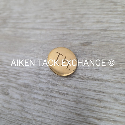 Tryon Hounds Brass Button, Large