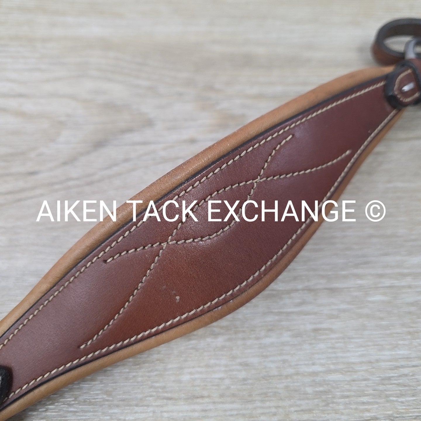 Antares Elastic Breastplate with Running Attachment, Brown, Size Cob (1)