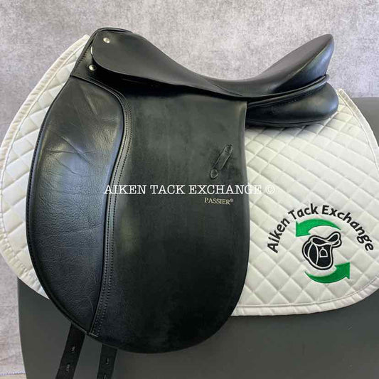 **SOLD** 2006 Passier Corona Dressage Saddle, 18" Seat, Long Flap, Medium Wide Tree, Wool Flocked Panels