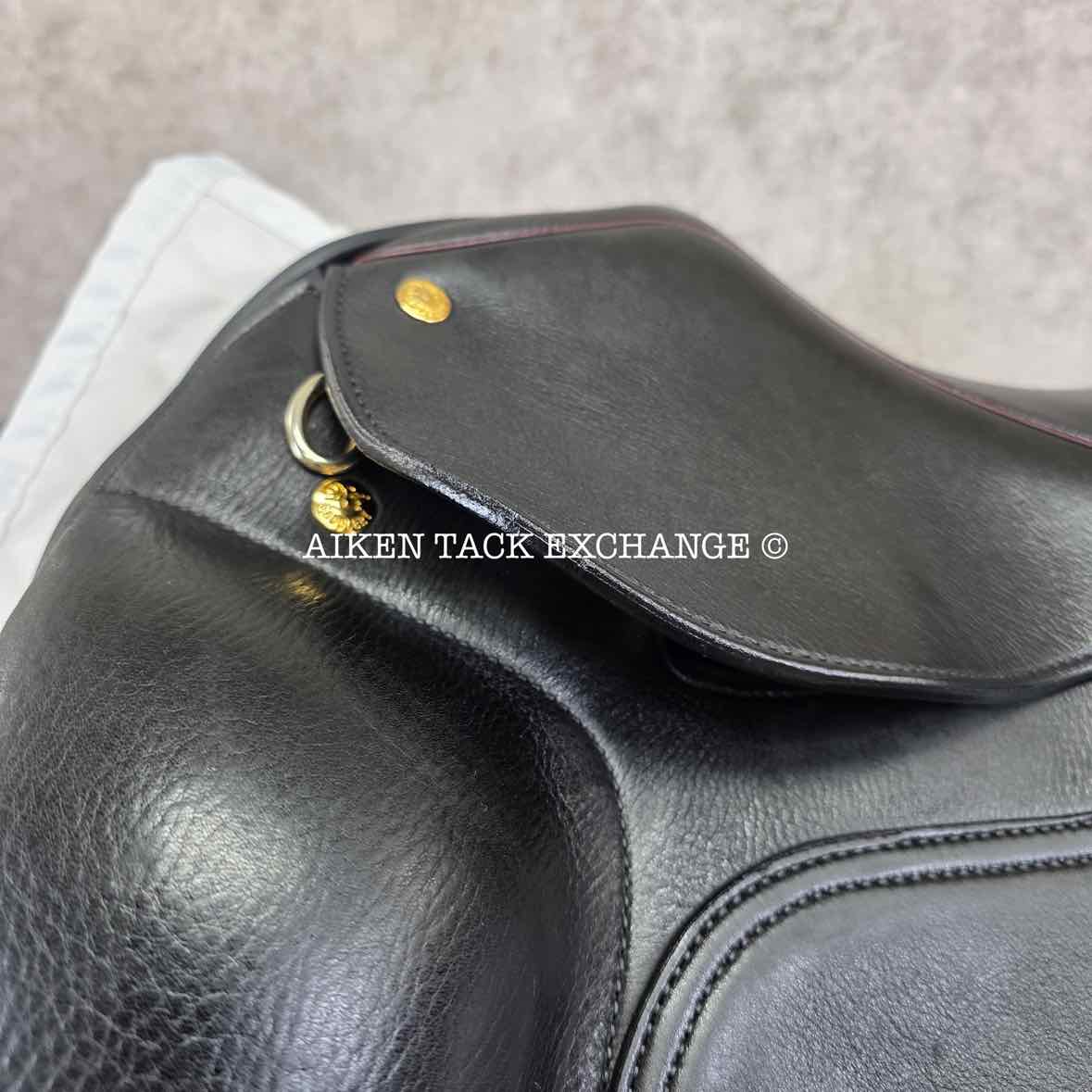 2006 DK Freedom Monoflap Dressage Saddle, 16.5" Seat, Extra Wide Tree, Wool Flocked Panels