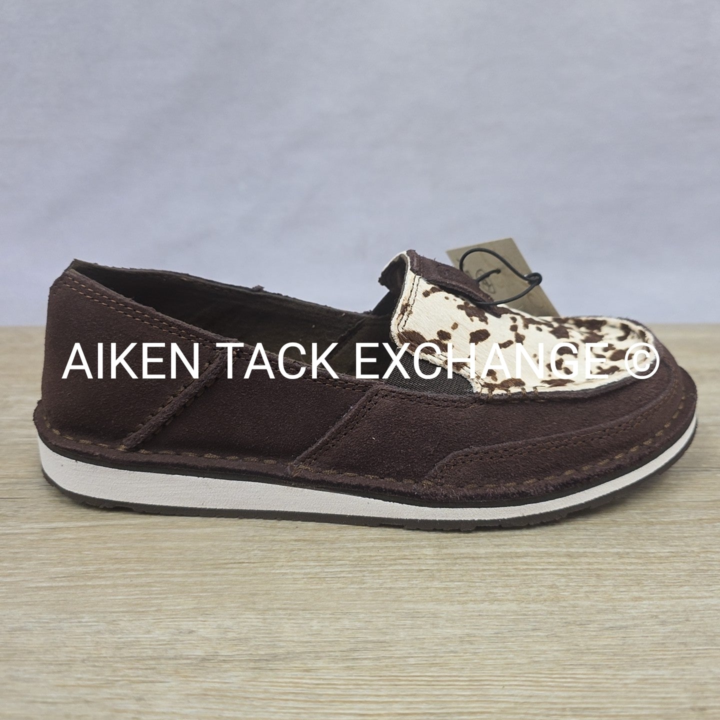 Ariat Chocolate Chip Suede Spotted Hair Cruisers, Brand New, Size 7.5