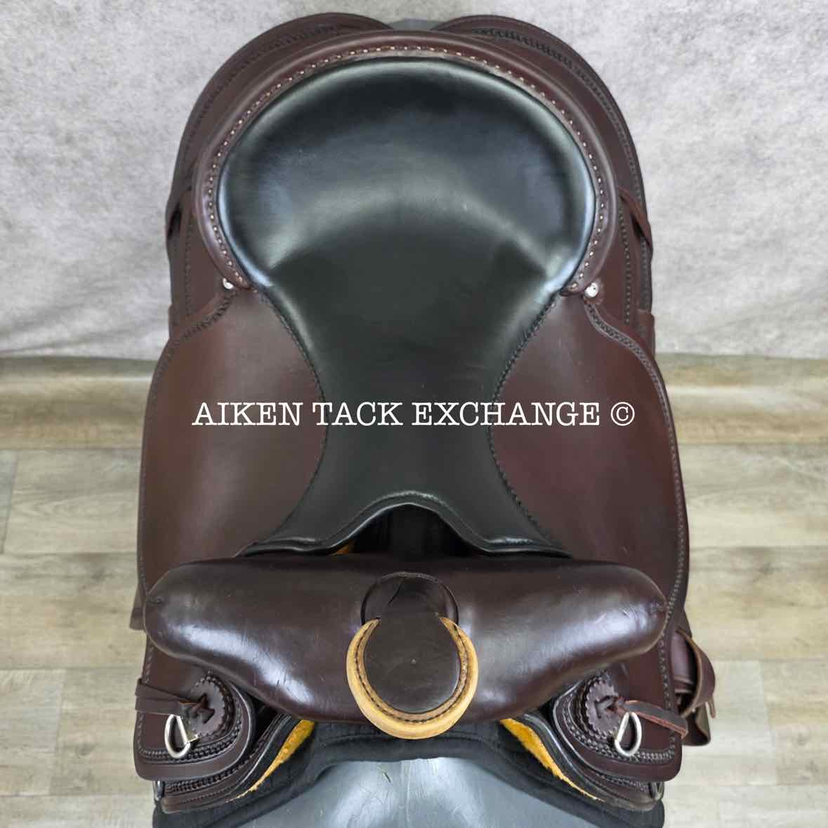 2007 Circle Y 2177 Draft Horse Park & Trail Western Saddle, 16" Seat, Extra Wide Tree, Comes with Matching Tack