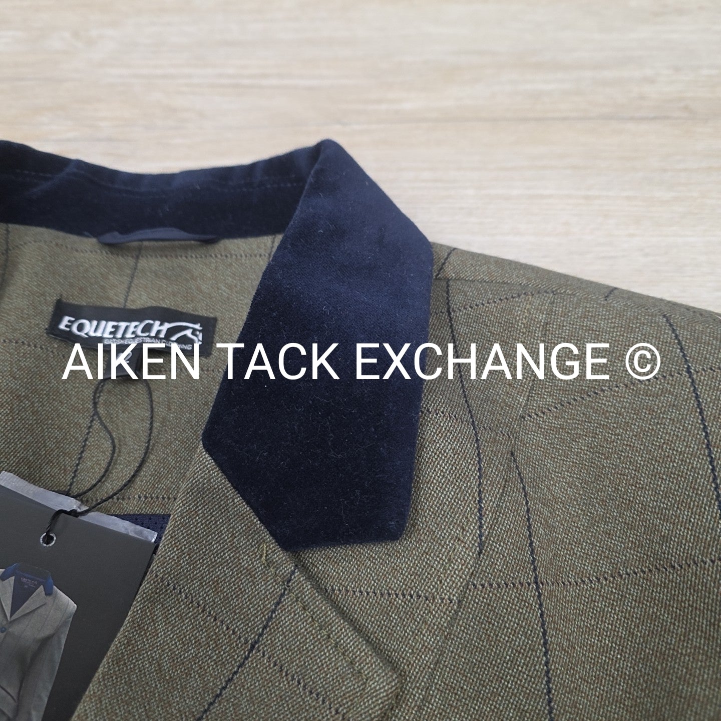 Equitech Bellingham Stretch Tweed Riding Jacket, Size 42