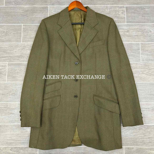 Horse Country Tweed Coat for Fox Hunting, Size 38 L