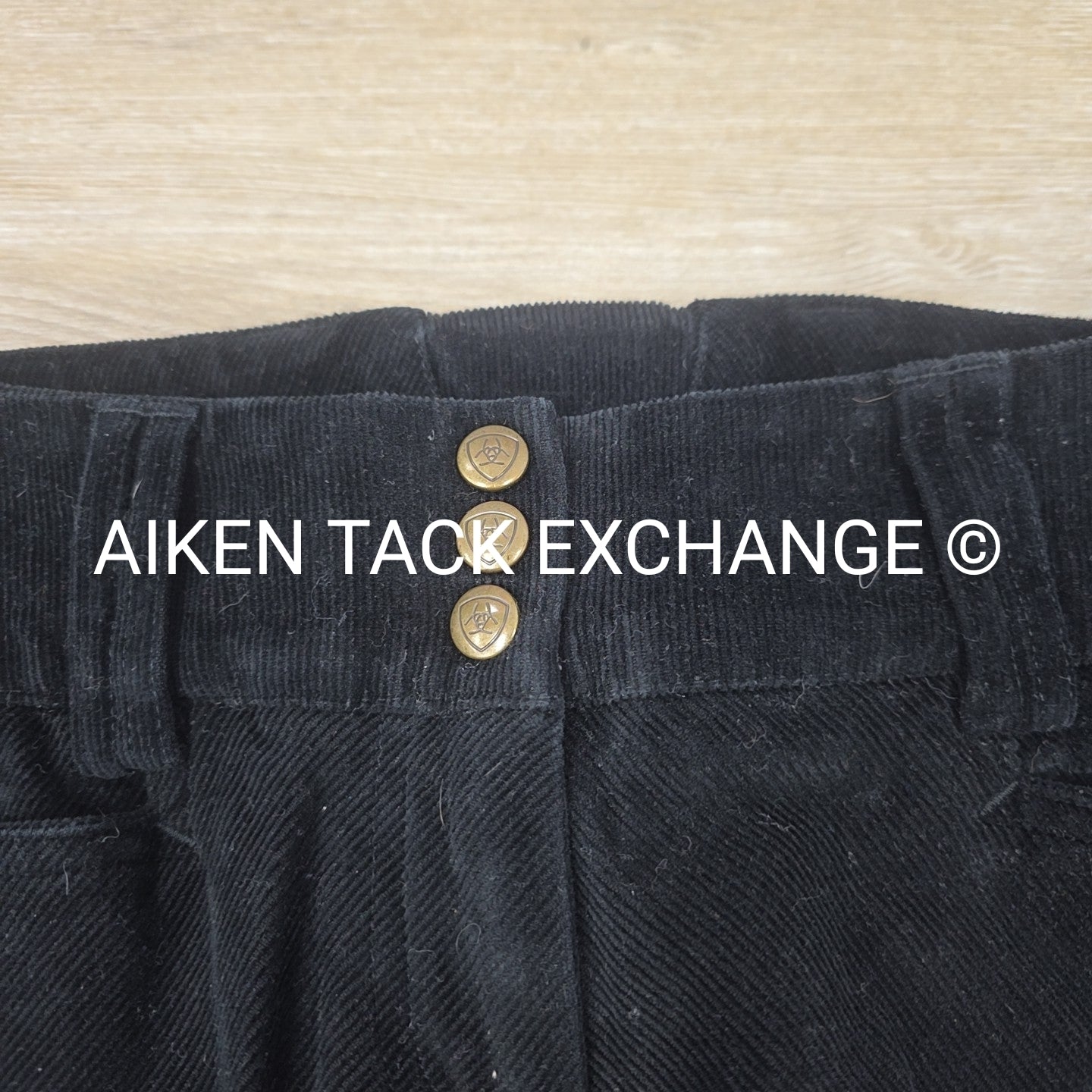 Ariat Tek Cord Corduroy Knee Patch Breeches, Size 26 R