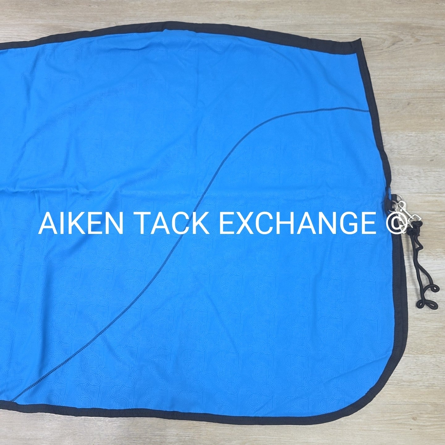 Fenwick Equestrian Softshell Therapeutic Bamboo Blanket, Blue, Size 86"