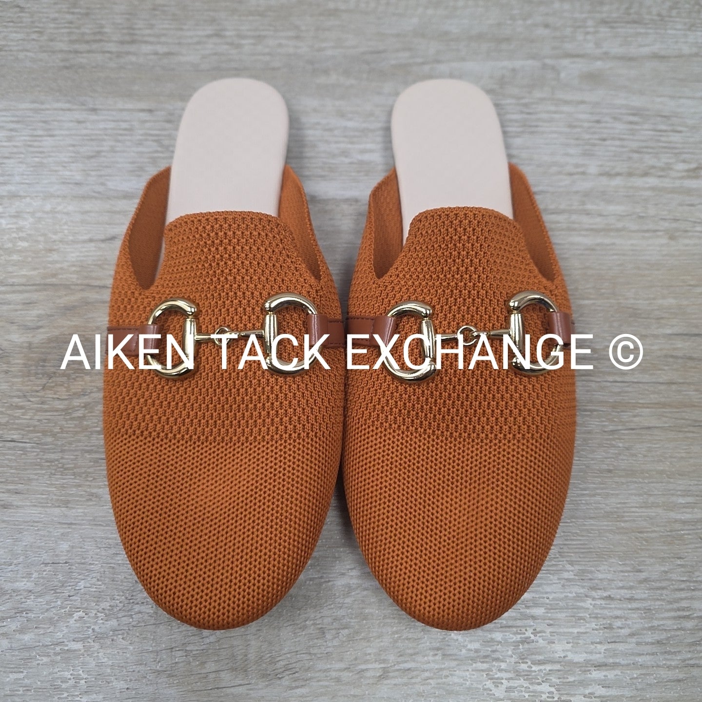 Horse Bit Slip On Flat, Size 42