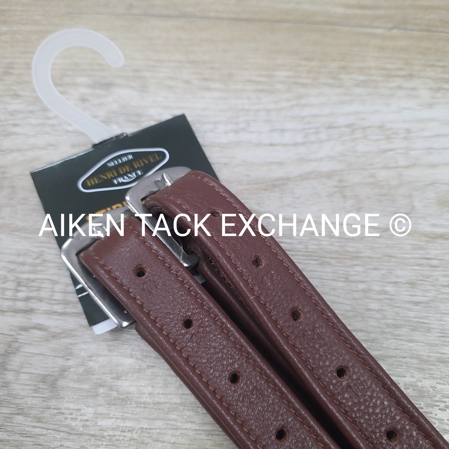 HDR Triple Covered Stirrup Leathers, Australian Nut, 48"