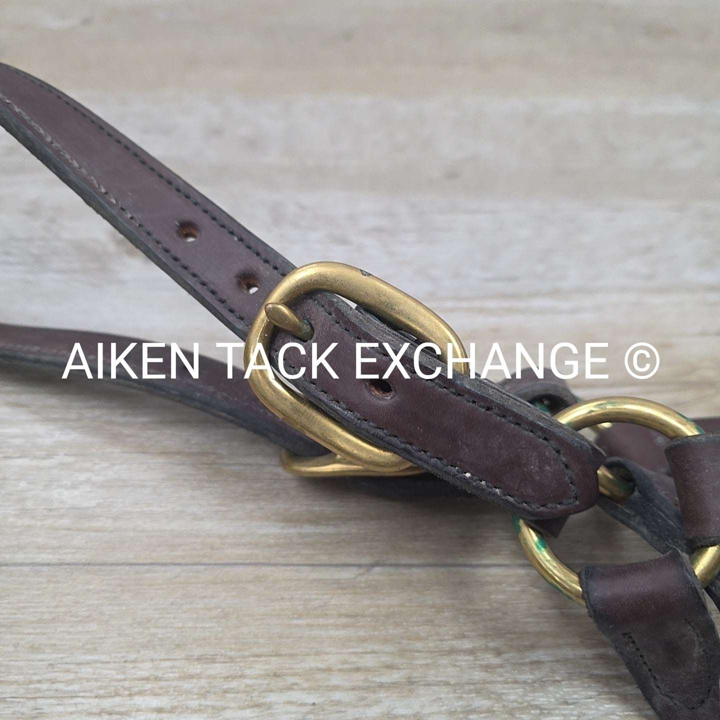 BARGAIN BUNDLE: 2 Leather Halters, Brown, Size Full