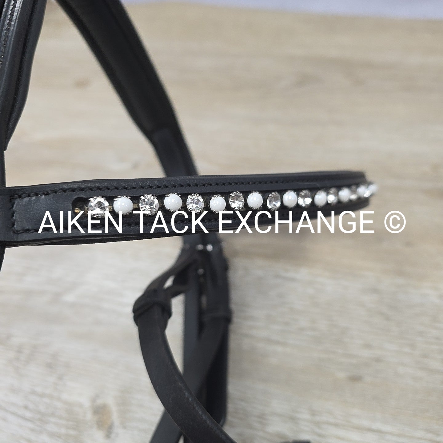KL Select Dressage Bridle with Matching Reins, Black, Size Full