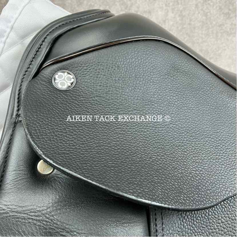 2022 Trilogy Verago Elite Dressage Saddle, 18" Seat, Medium Tree, Wool Flocked Panels
