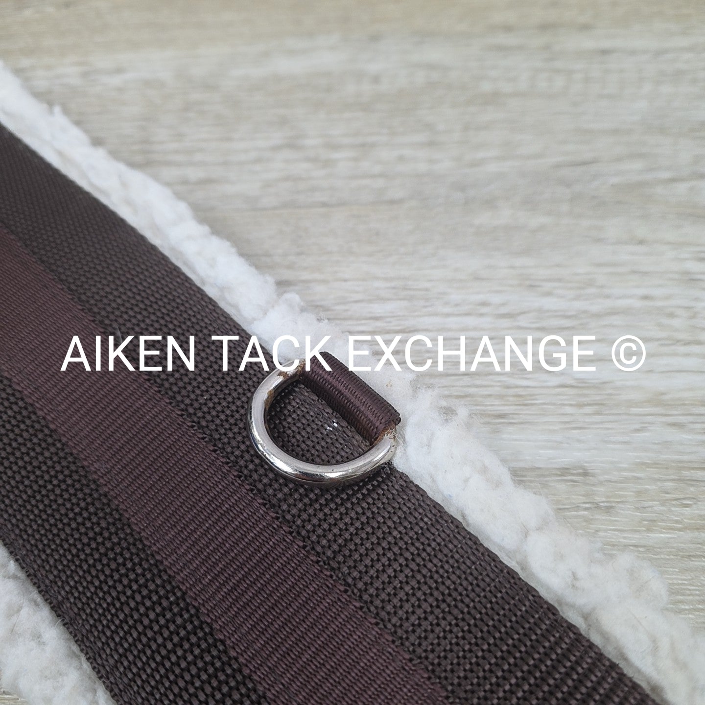 HFP Fleece Girth with Double End Elastic, Brown, 58"