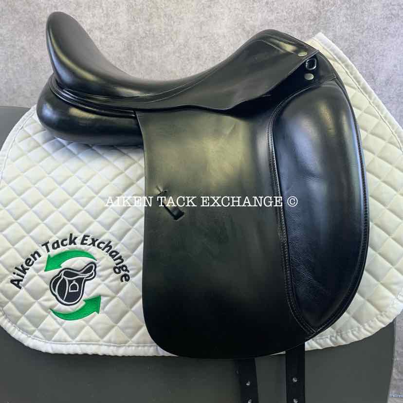 **SOLD** 2003 Amerigo Cervia Dressage Saddle, 17.5" Seat, Wide Tree, Wool Flocked Panels