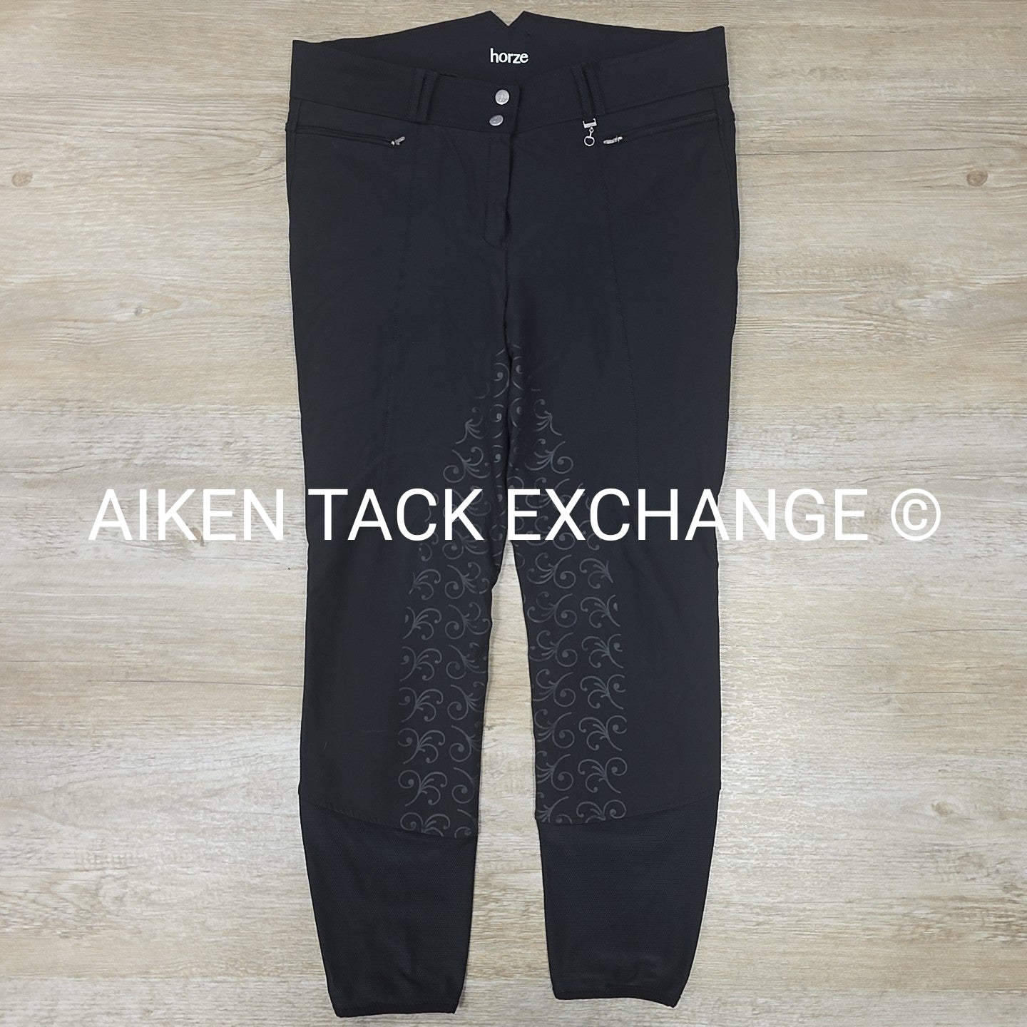 Horze Angelina Silicone Grip Full Seat Breeches, Women's 36