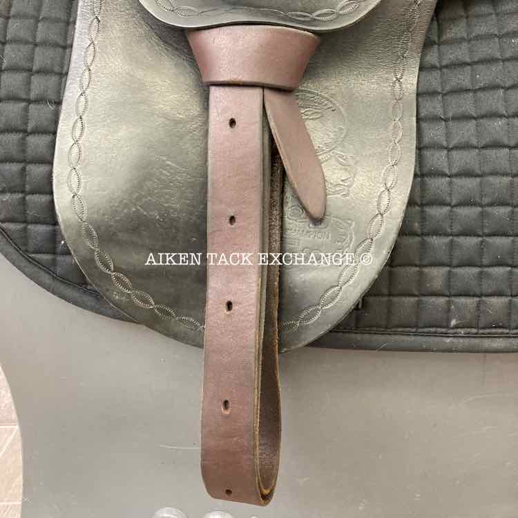 2012 Trevor James Northern Champion Drafter Australian Endurance Saddle, 16" Seat, Wide Tree - Full QH Bars