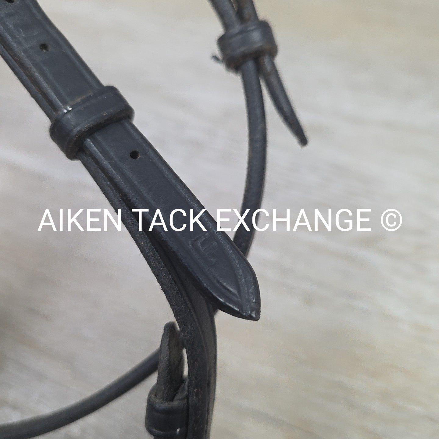 Collegiate Headstall with Zilco Hackamore, No Reins, Black, Size Full