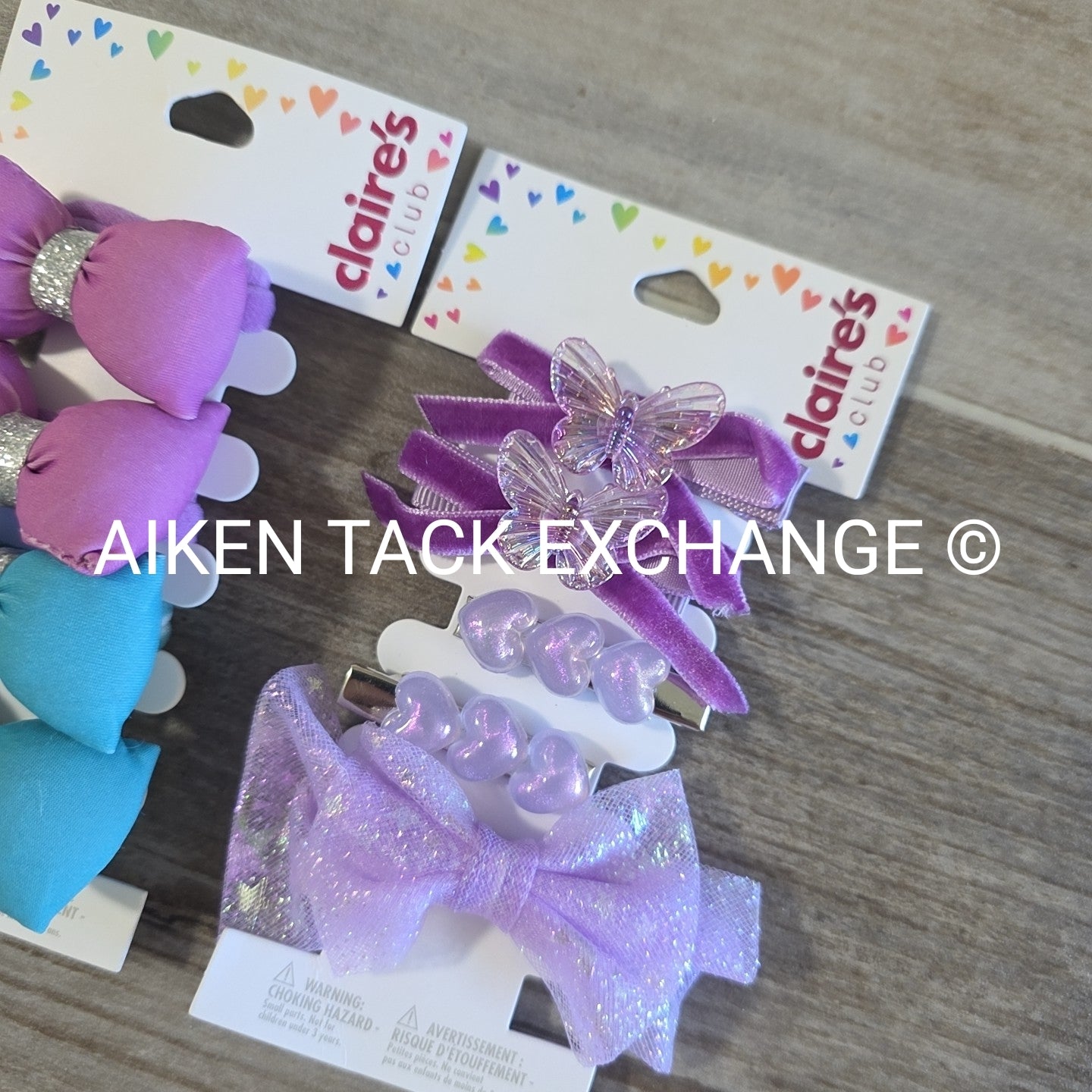 Claire's Club Bundle - 9 Hair Clips, 1 Bracelet